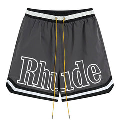Court Logo-Print Woven Shorts