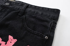 Bstroy Tears 501 Jean Black
