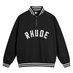 Stand Collar Half Zip Sweatshirt