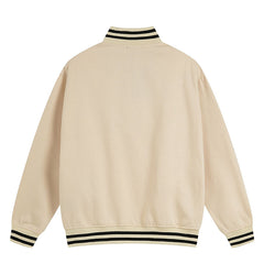 Stand Collar Half Zip Sweatshirt