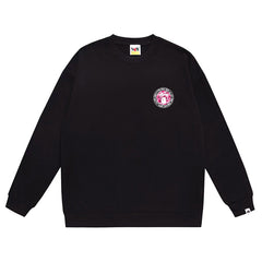 Stussy Letter Print Crew Neck Sweatshirt