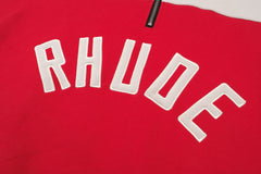Contrast Varsity Cotton Sweatshirt