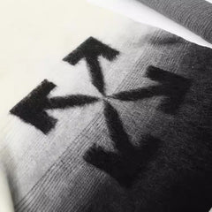 Arrow Logo Knitted Sweater Hoodie