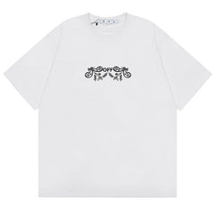 Cashew Flower Arrow Pattern T-Shirts