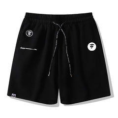 Ape Head Pattern Printed Short