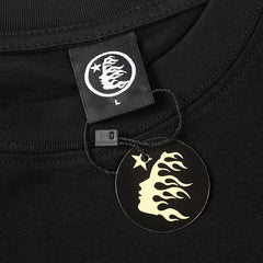 print casual T-Shirt Black