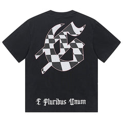 Skeletons Pattern Printed T-Shirts #1036