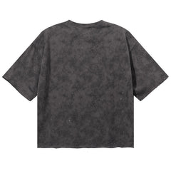 Bling Rhinestone Cropped Tee