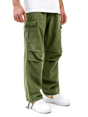 Casual Green Cargo Pants