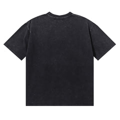 We Are Friend Garment Dyed Print Crop Tee