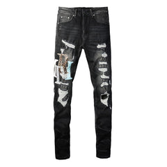 Patchwork Jeans #1323