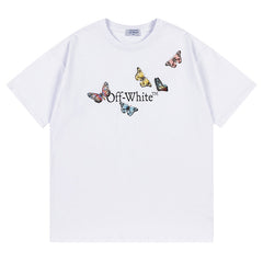 Logo Pattern Printed T-Shirt