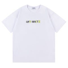 Logo Pattern Printed T-Shirt