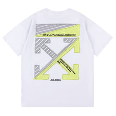 Logo Pattern Printed T-Shirt