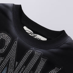 Carnival Rhinestone Cropped Tee