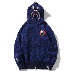 Shark Full Zipper Hoodie