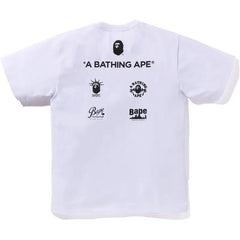 Front And Back Printed Short-Sleeved Tee
