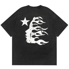 Rodman Portrait Head foam print Tee