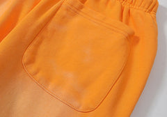 Fire Black Closed Elastic Bottom sweatpants