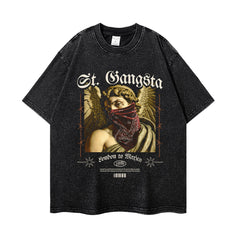 Streetwear-Style Print Tee