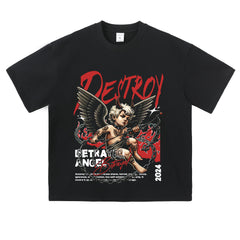 Streetwear-Style Print Tee