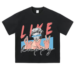 Streetwear-Style Print Tee