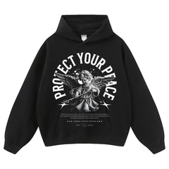 Streetwear-Style Print Hoodies