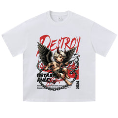 Streetwear-Style Print Tee