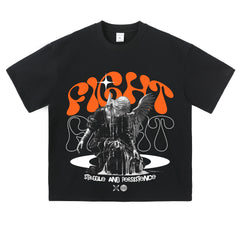 Streetwear-Style Print Tee