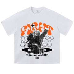 Streetwear-Style Print Tee