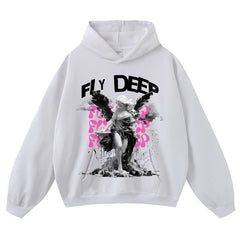Streetwear-Style Print Hoodies