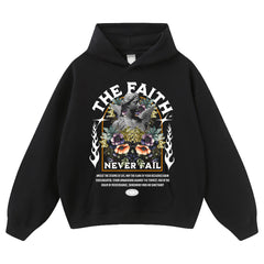 Streetwear-Style Print Hoodies