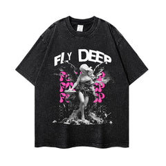 Streetwear-Style Print Tee