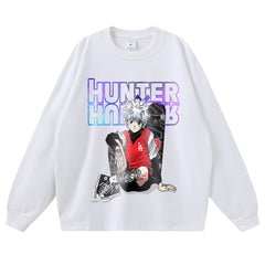 Streetwear-Style Print Long Sleeve Tee