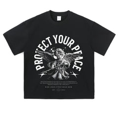 Streetwear-Style Print Tee