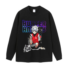 Streetwear-Style Print Long Sleeve Tee