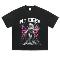 Streetwear-Style Print Tee