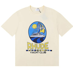 Yacht Club Logo-Print Cotton-Jersey T-Shirts