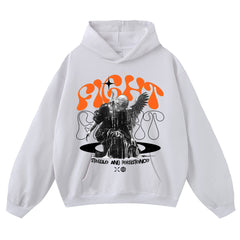 Streetwear-Style Print Hoodies