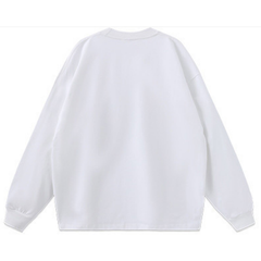 Streetwear-Style Print Crewneck Sweatshirts