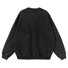 Streetwear-Style Print Crewneck Sweatshirts