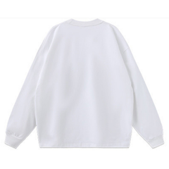 Gilded Character Print Crewneck Sweatshirts