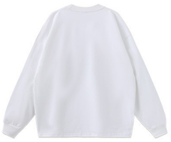 Angel Wing Print Crewneck Sweatshirts