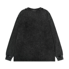 Streetwear-Style Print Long Sleeve Tee