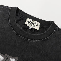 Bulldog Graphic Crop Tee