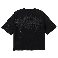 Rock F-Terry Cropped Tee