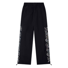 Colored Rhinestones Pants