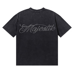Bulldog Football Graphic Crop Tee