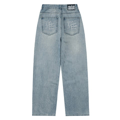 Rhinestones Jeans