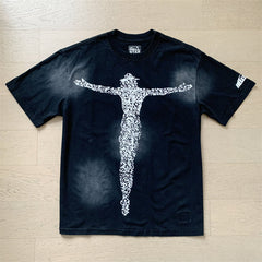 Washed Print Short Sleeve Tee